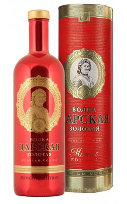 Carskaja Gold Vodka Red edition 1l 40% GB